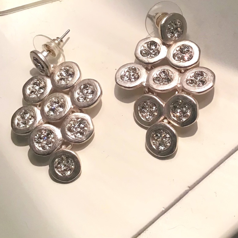 Elegant earrings bought at boutique.  Just the right amount of sparkle✨ !